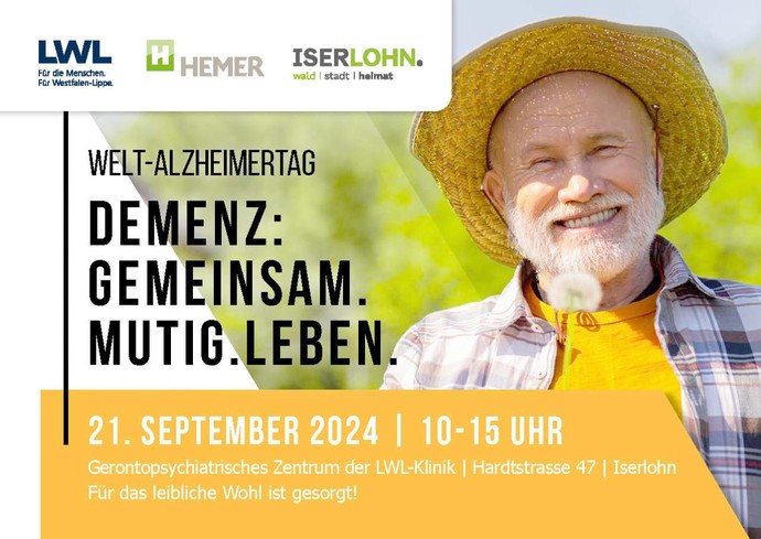 Welt-Alzheimertag Werbeplakat